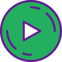ui,interface,music player,multimedia,arrows,movie,video player,play button,multimedia option ok 
